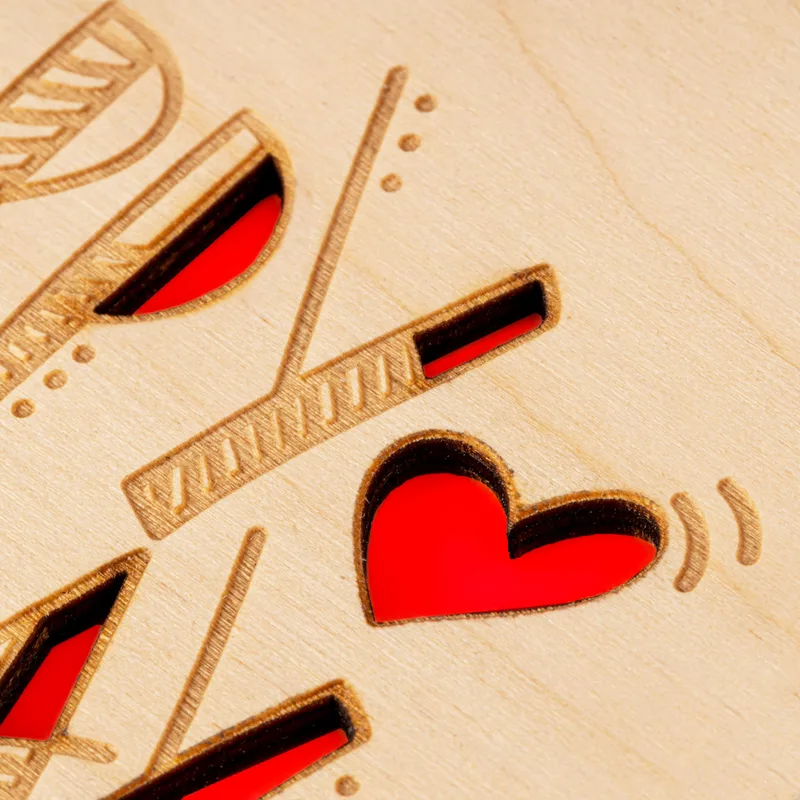 Personalized Wooden Cover Notebook for Birthday Gift