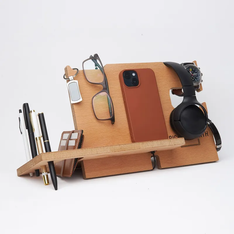 Personalized Wooden Desktop Stand