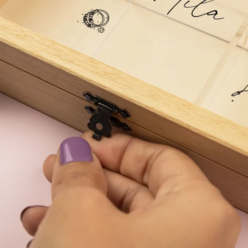Personalized Wooden Jewelry Box