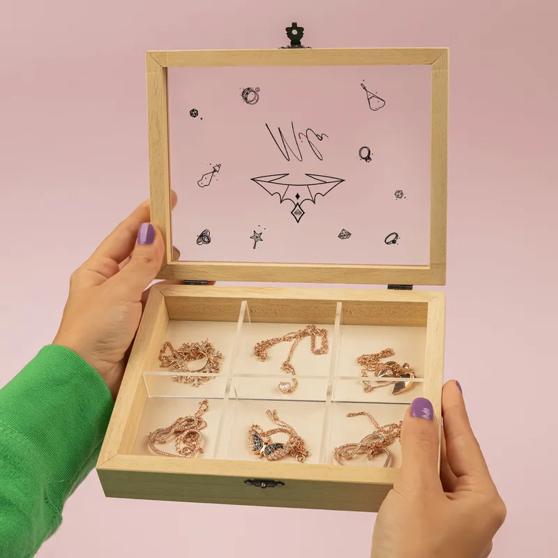 Personalized Wooden Jewelry Box