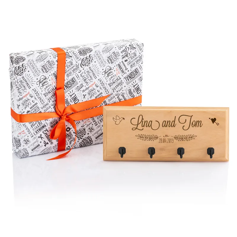 Personalized Wooden Key Holder