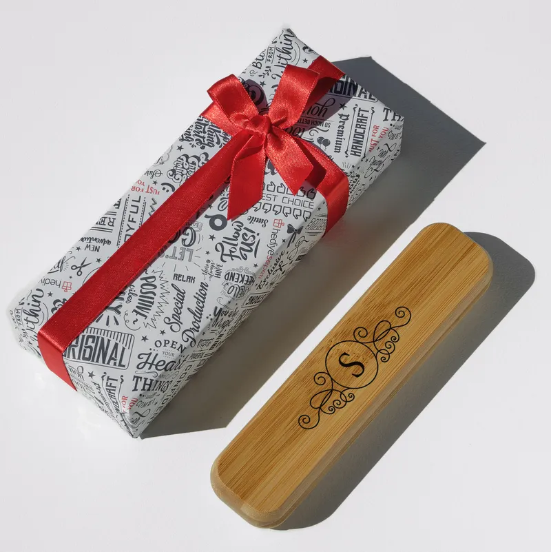 Personalised Wooden Pen and Case Gift Set