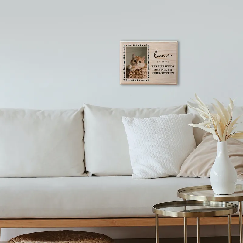 Pet Memorial Wooden Photo Frame