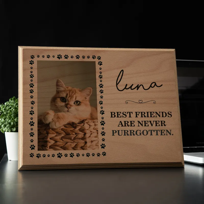 Pet Memorial Wooden Photo Frame
