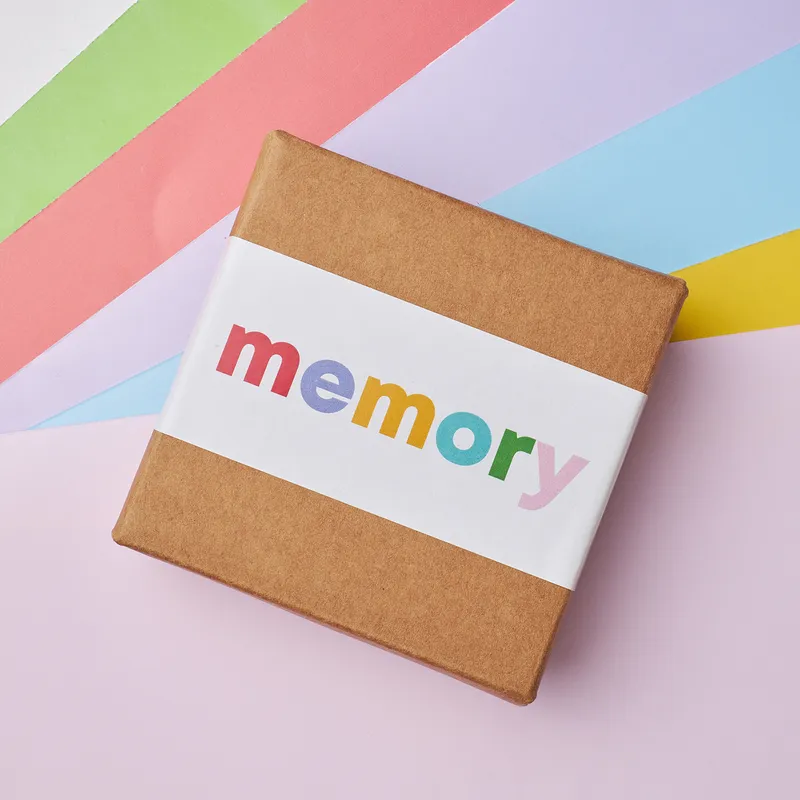 Photo and Message Memory Accordion Photo Box