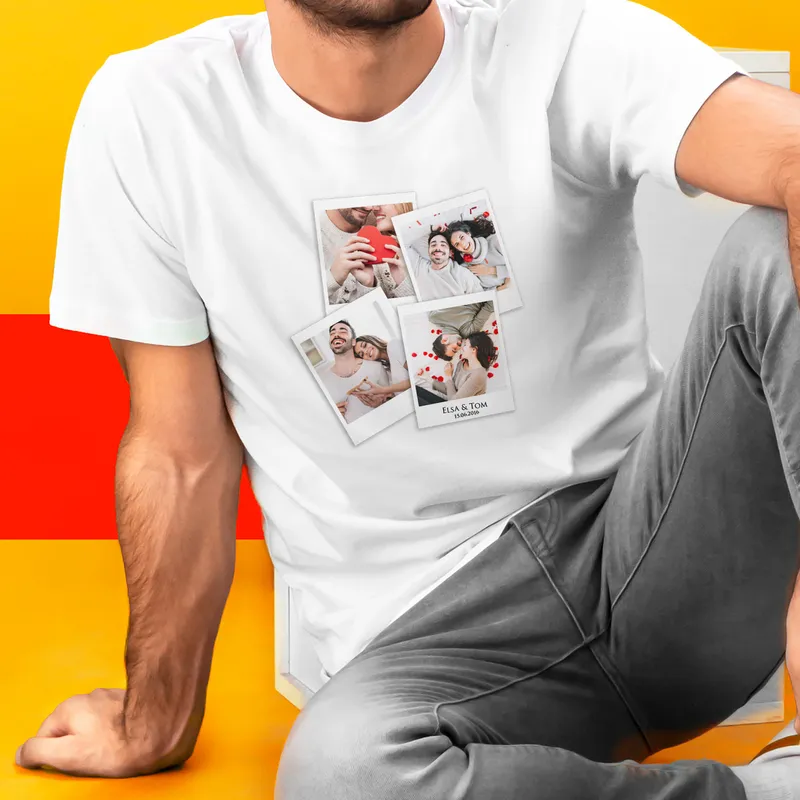 Personalised Photo Collage T-Shirt for Special Memories