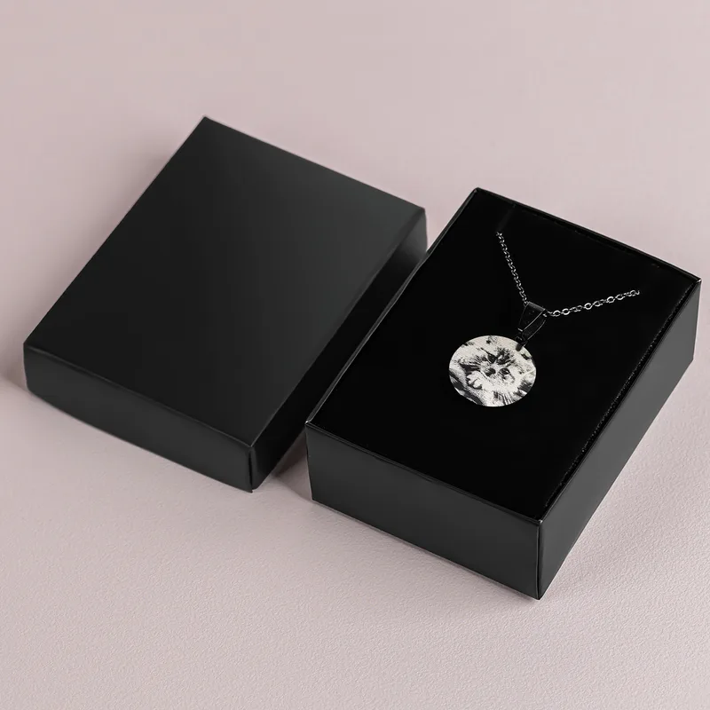 Personalised Cat Photo Pendant Necklace for Pet Lovers