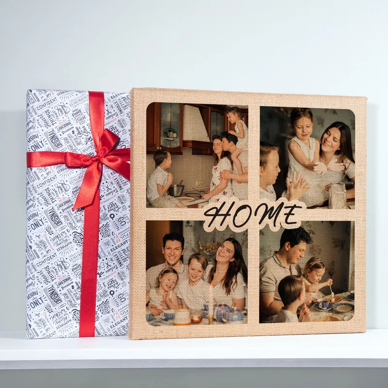 Personalised Vintage Photo Canvas 16x16 Ideal for Anniversaries