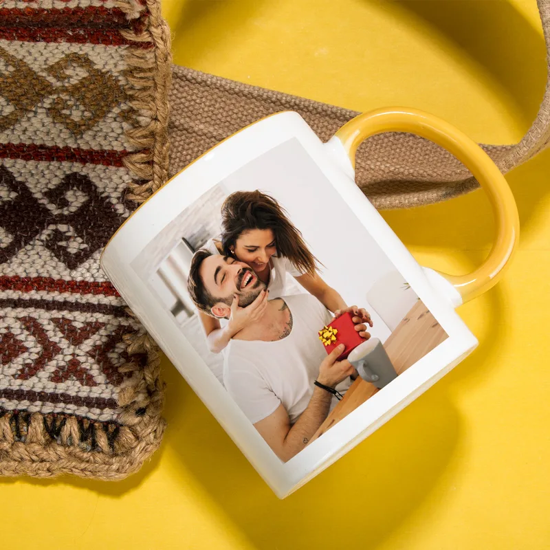 Photo Printed 2-Piece Colorful Coffee Mug Set