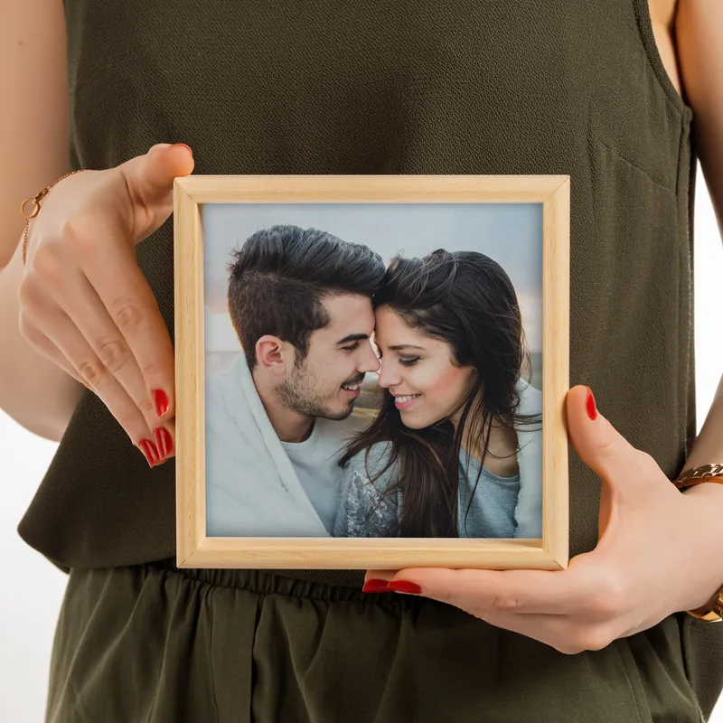 Photo Printed Minimal Wood Table