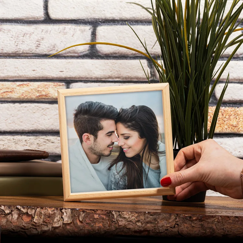 Photo Printed Minimal Wood Table