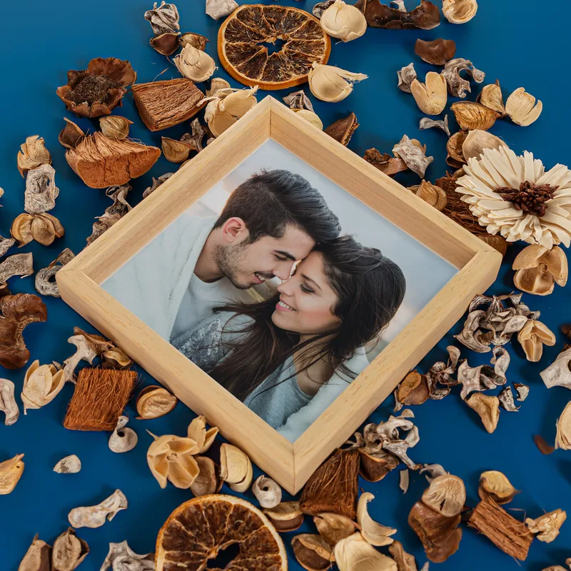 Photo Printed Minimal Wood Table