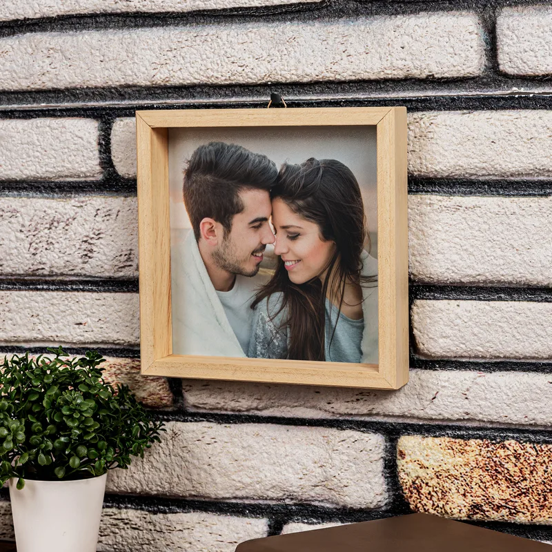 Photo Printed Minimal Wood Table