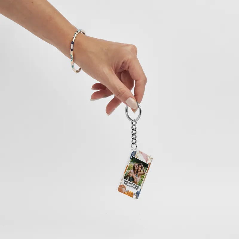 Photo Printed Transparent Keychain