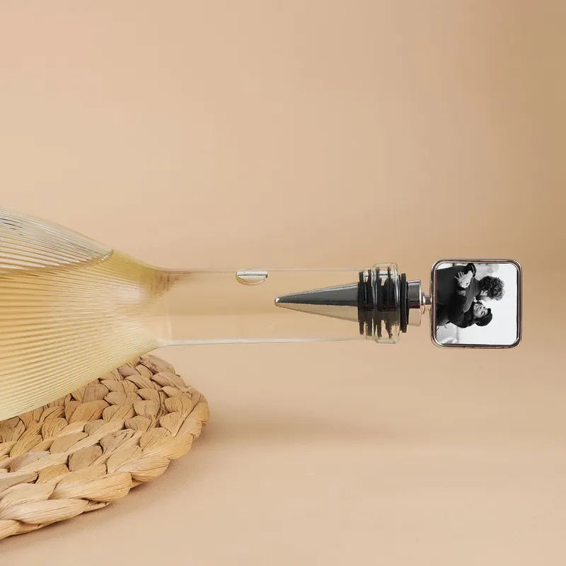 Personalised Photo Wine Stopper for Memorable Occasions