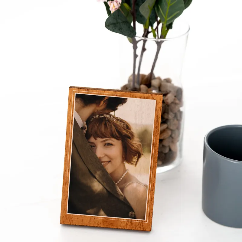 Photo Printed Wooden Desktop Frame