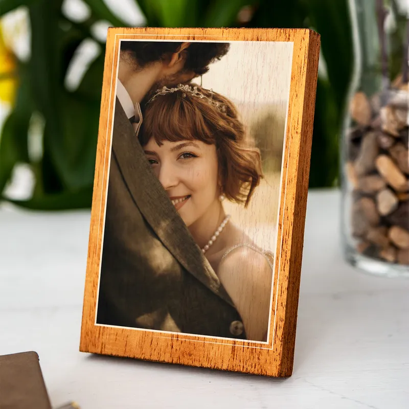 Photo Printed Wooden Desktop Frame