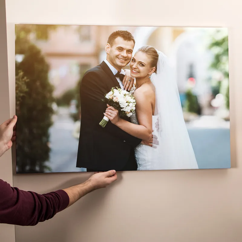 Personalised Wedding Canvas Art for Couples