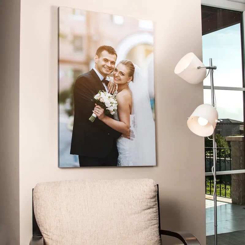 Personalised Wedding Canvas Art for Couples