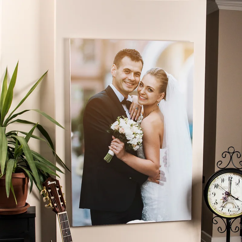 Personalised Wedding Canvas Art for Couples
