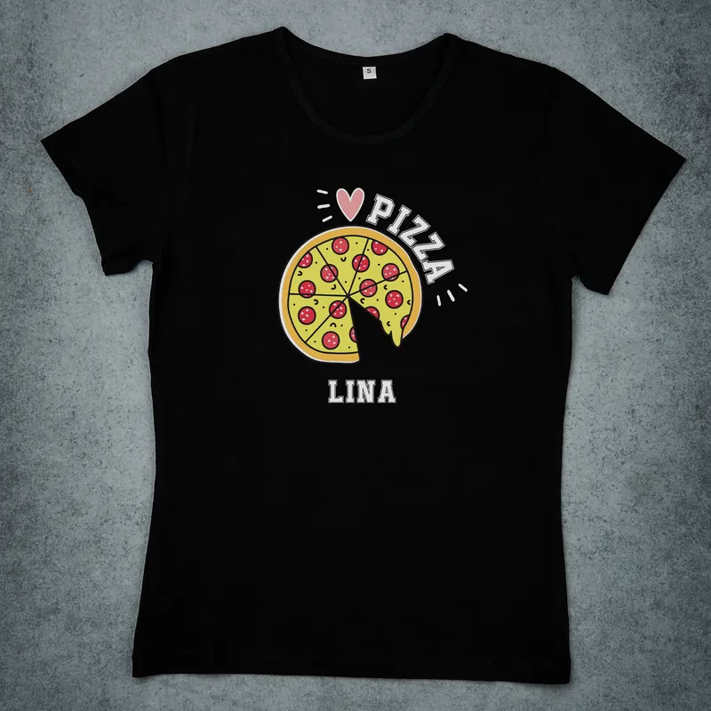 Pizza Design Mom T-Shirt Kids Body Combination