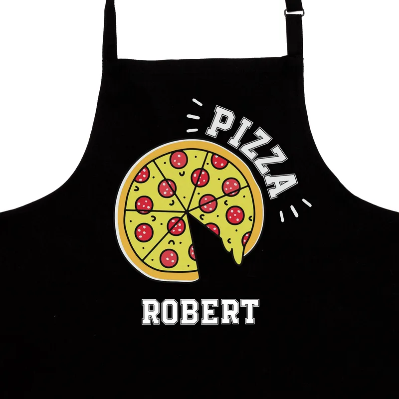 Pizza Slice Design Father's Day Gifts Daddy and Me 2 Pcs Kitchen Apron Matching Set