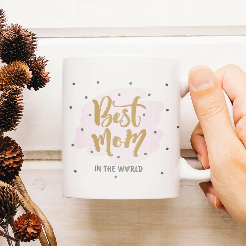 Porcelain Gift Mug for the World's Best Mum