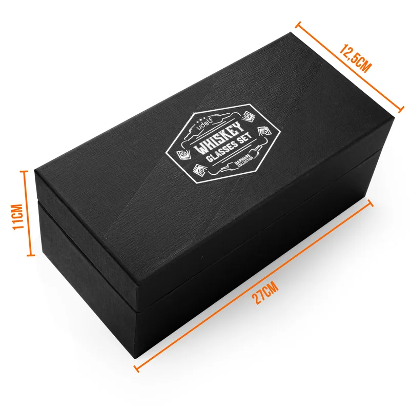 Premium Boxed Glasgow Set of 2 Whiskey Glasses