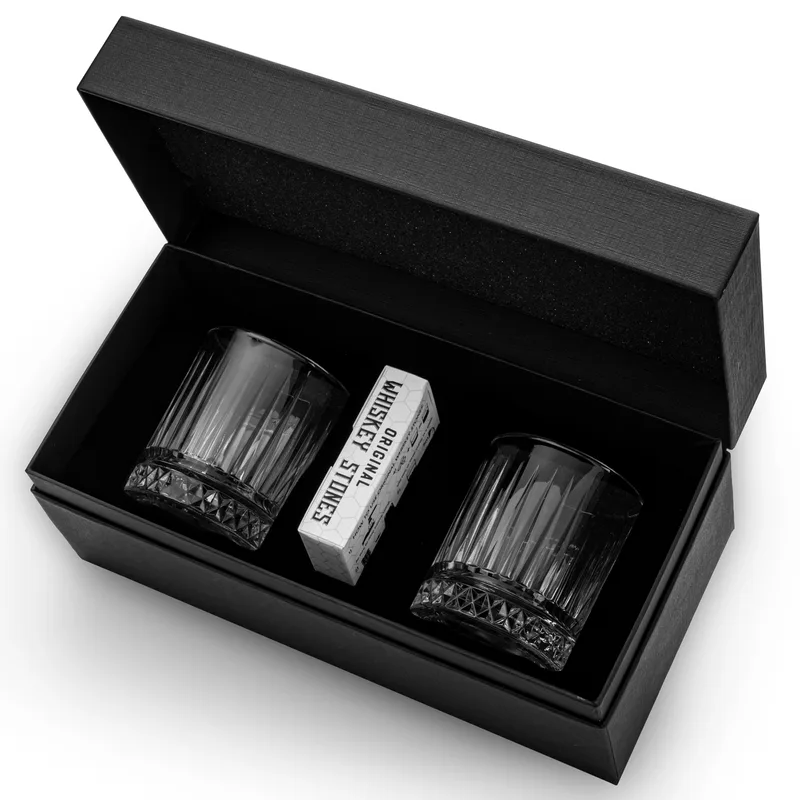 Premium Boxed Glasgow Set of 2 Whiskey Glasses