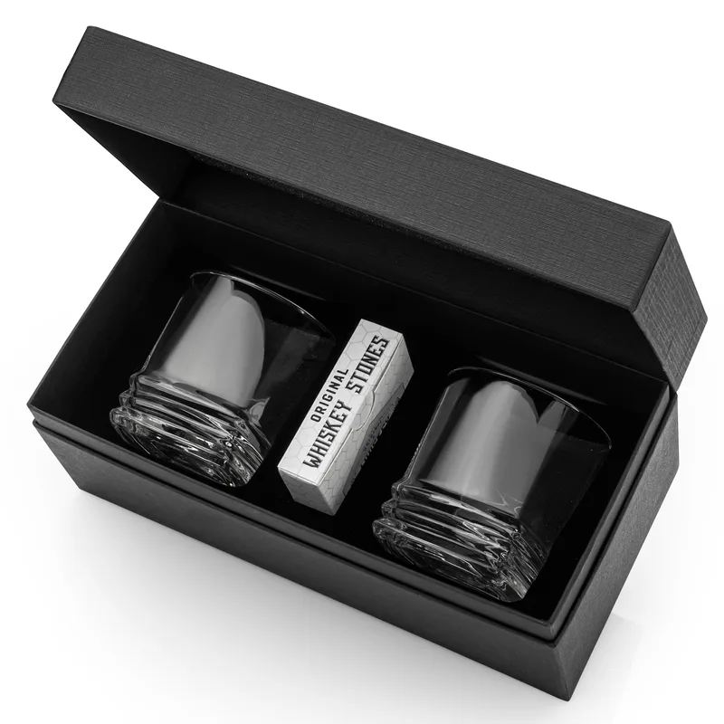 Premium Boxed Texas Set of 2 Whiskey Glasses