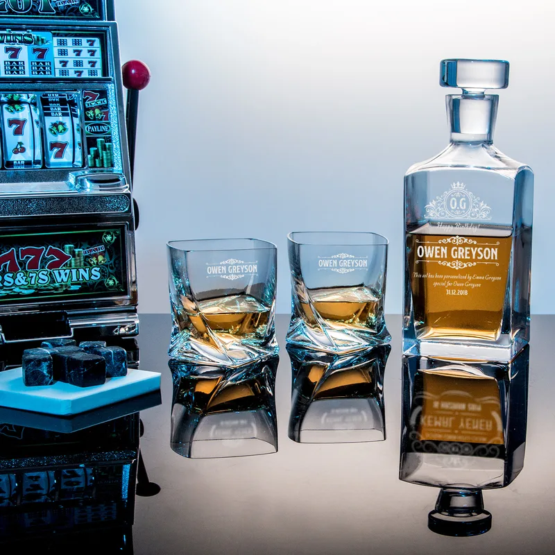 Premium Whiskey Decanter Set