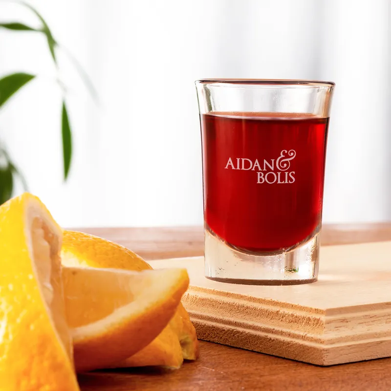 Presentation Tray Shot Glass Set for Valentine's Day Gift