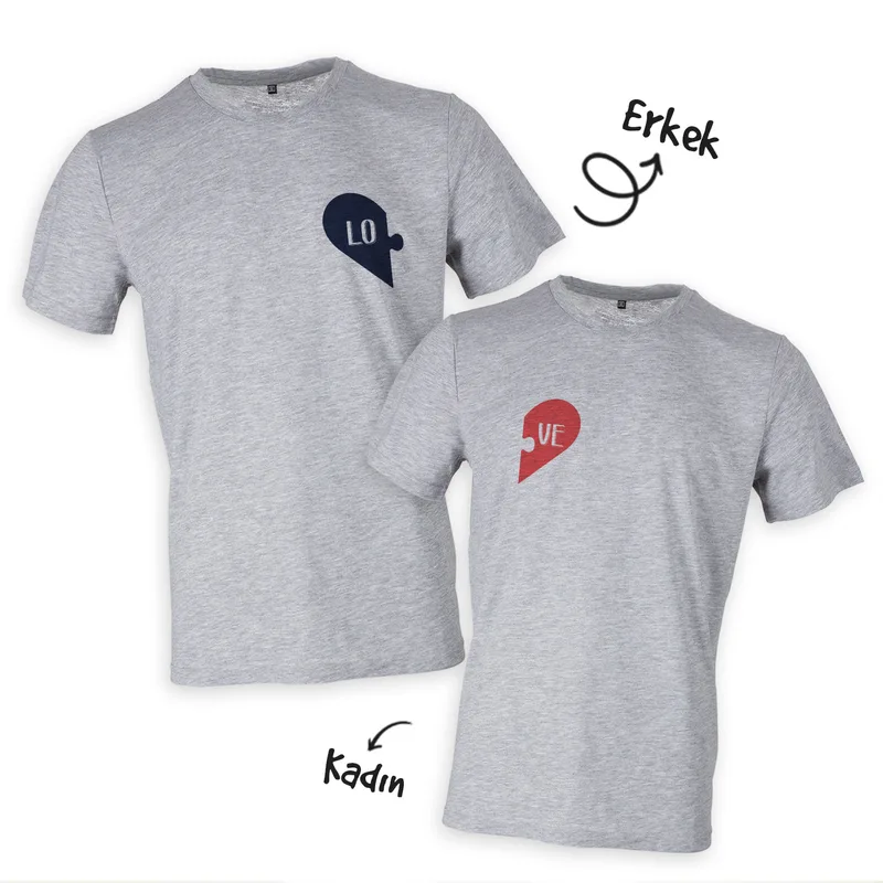 Love Puzzle Matching T-Shirts for Couples