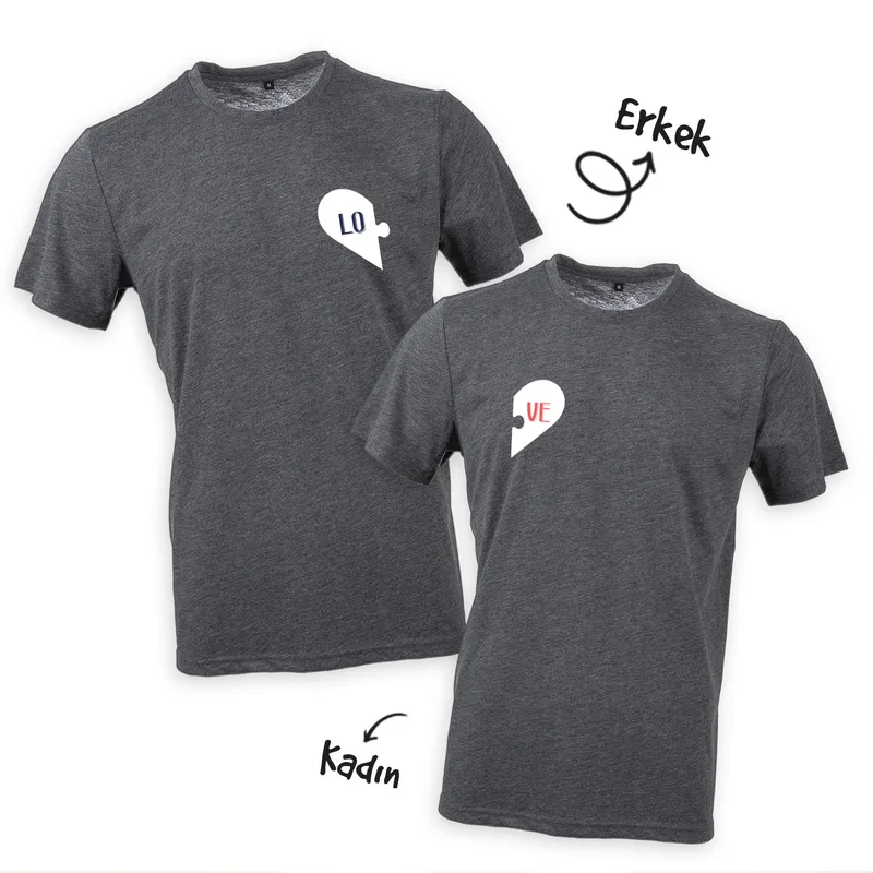 Love Puzzle Matching T-Shirts for Couples
