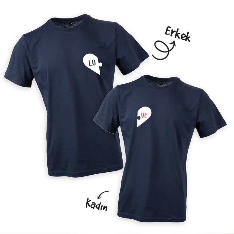 Love Puzzle Matching T-Shirts for Couples