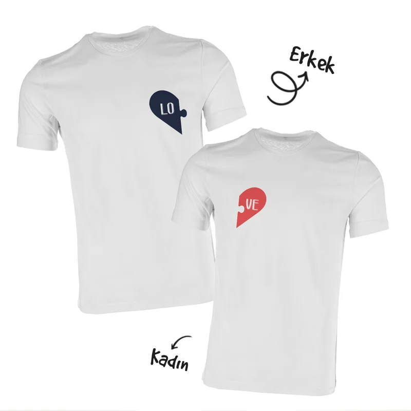 Love Puzzle Matching T-Shirts for Couples