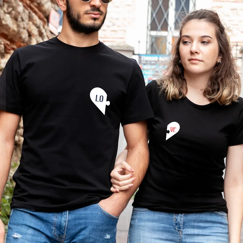 Love Puzzle Matching T-Shirts for Couples