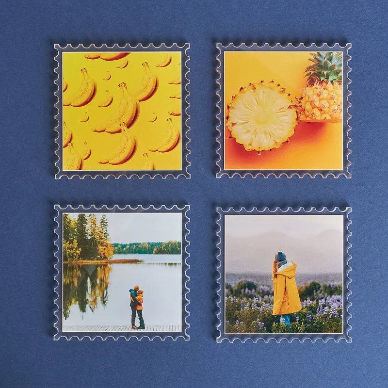 Refrigerator Magnets with Printed Photo