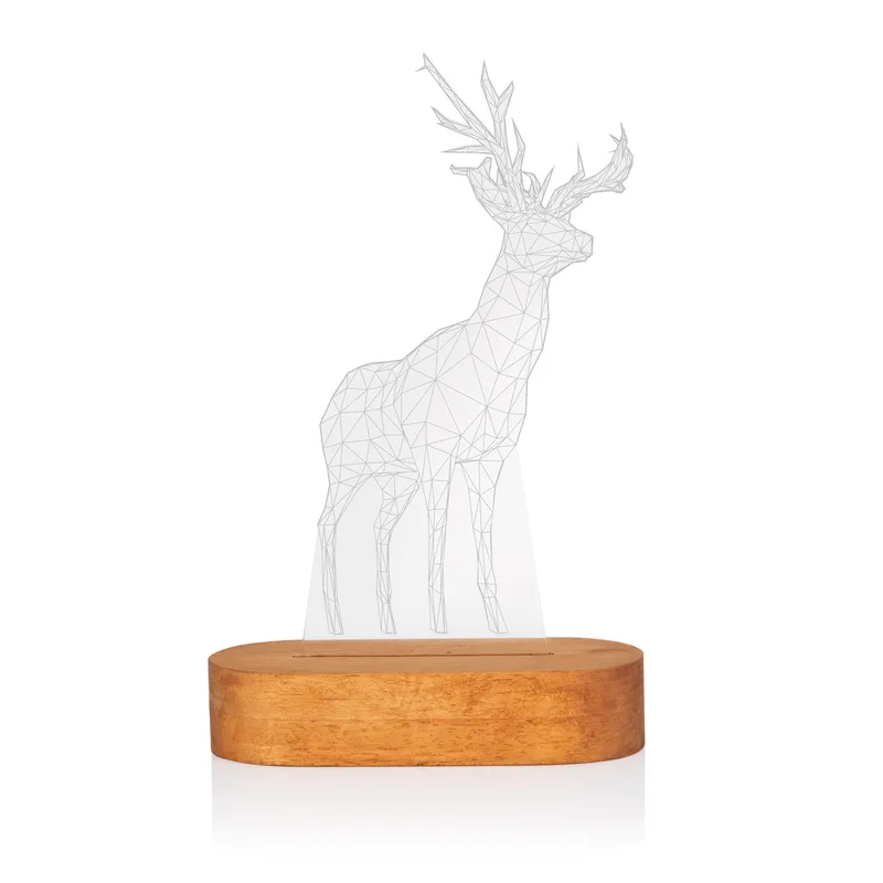 Reindeer 3D Design LED Christmas Themed Lamp