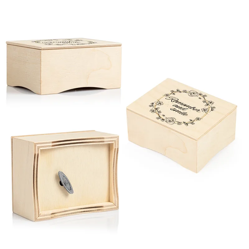 Remember And Smile Beautiful Memories Wooden Music Box