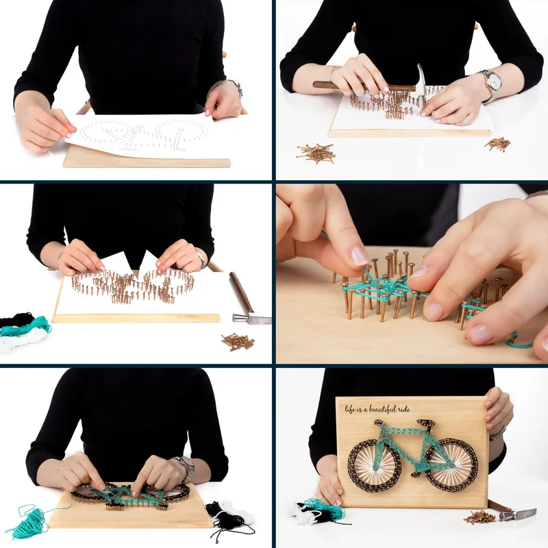 Retro Bicycle Philography Construction Set
