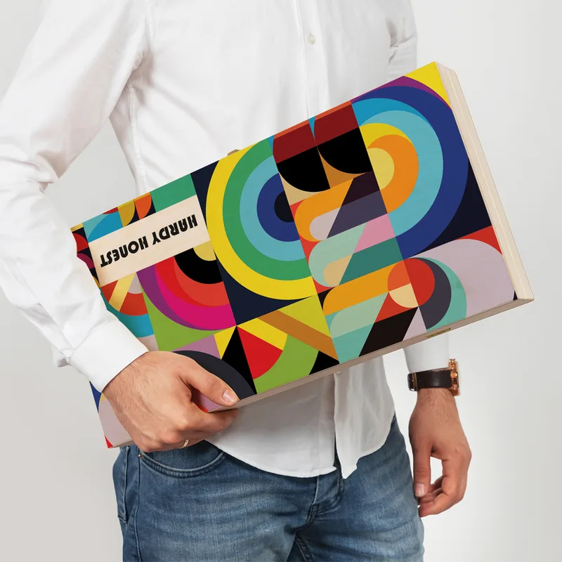 Personalised Retro Modern Backgammon Set for Adults and Teens