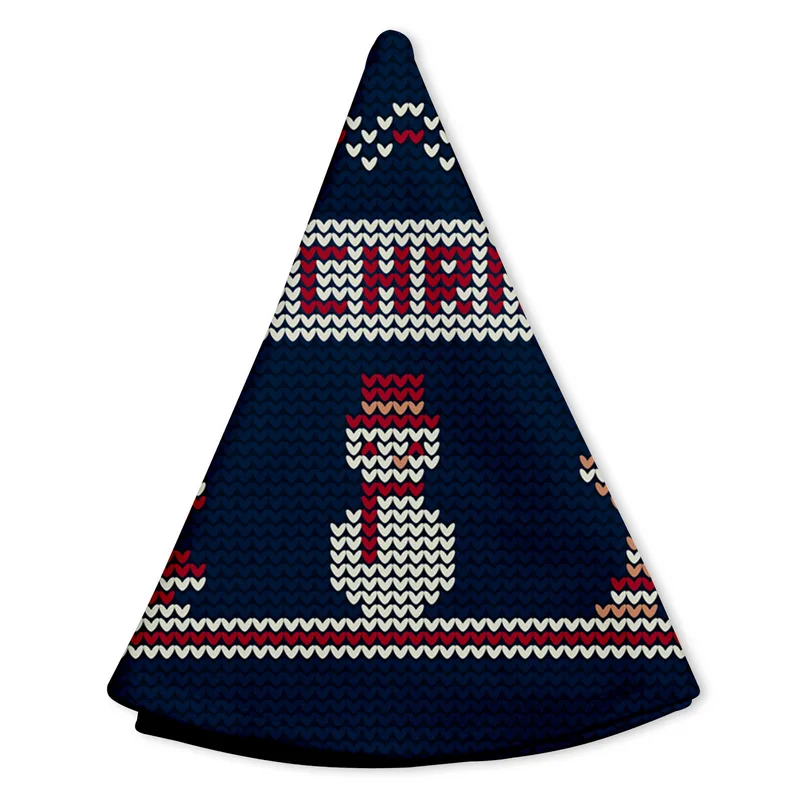 Retro Knitted Design Christmas Tree Skirt