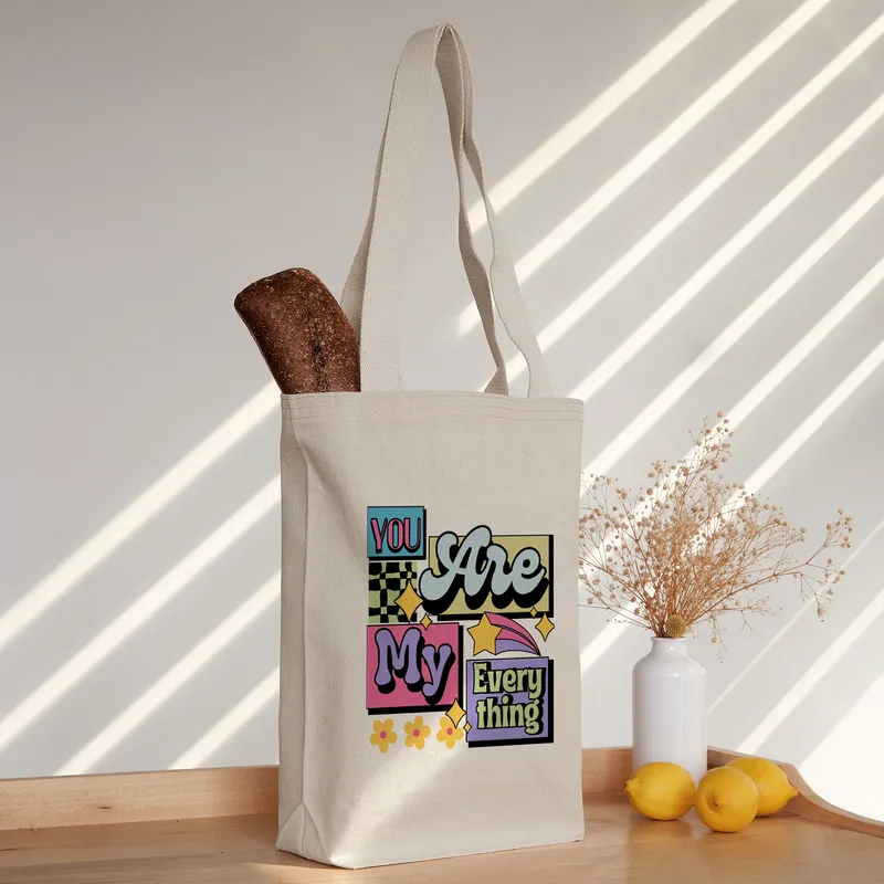Retro Shoulder Strap Canvas Tote Bag