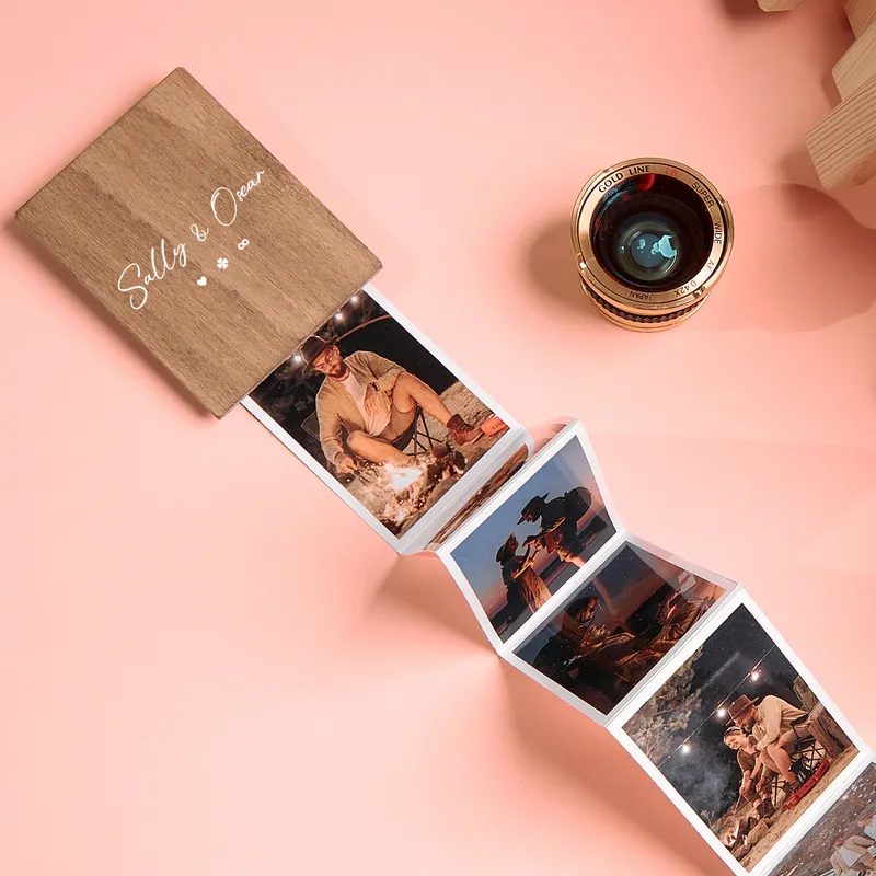Personalised Accordion Photo Box Keepsake