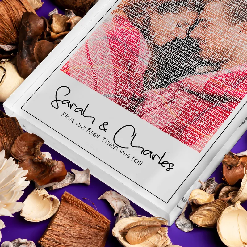 100 Languages I Love You Personalised Acrylic Frame