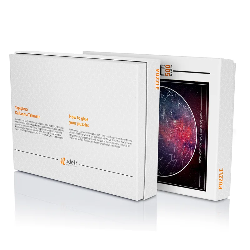 Romantic Gifts for Couples Personalized Star Map 500 Piece Personalized Puzzle