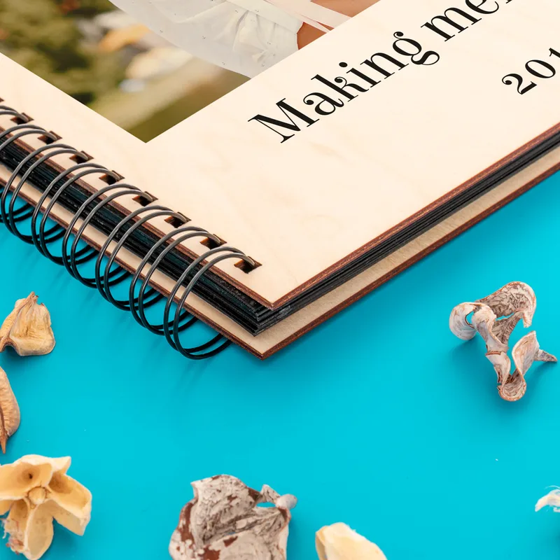 Romantic Gifts for Couples Photo Album with Message and Photo Printing