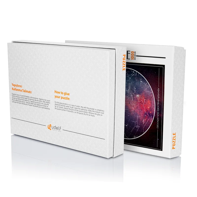 Romantic Gifts for Girlfriend Personalized Star Map 1000 Piece Personalized Puzzle