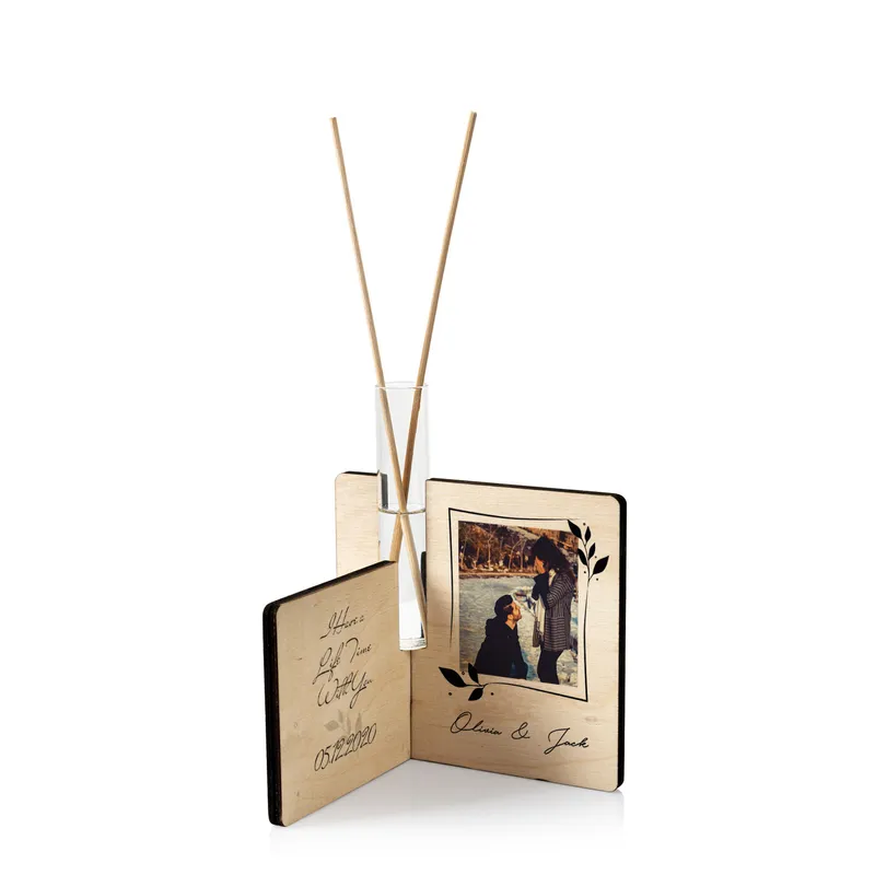 Romantic Gifts for Girlfriend Picture Personalized Reed Diffuser Room Scent